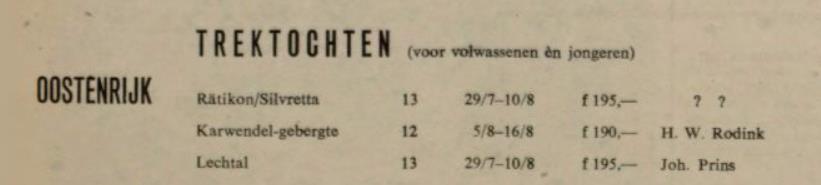 Johannes Prins uit Kampen reisleider van de GRV (Gereformeerde Reisvereniging), 1963.